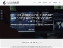Tablet Screenshot of cisoinsights.com